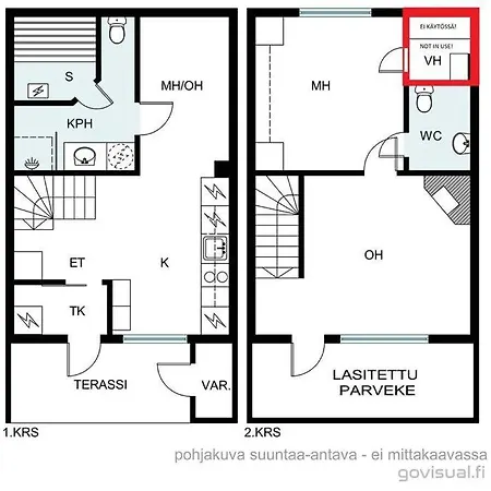 Skilodge Ihtinki, Two Bedrooms Apartamento *